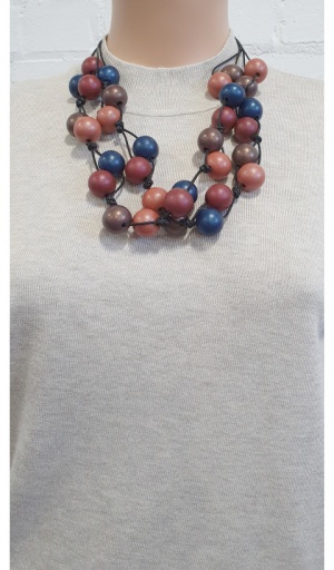 Yokos Double Strand Bead Necklace